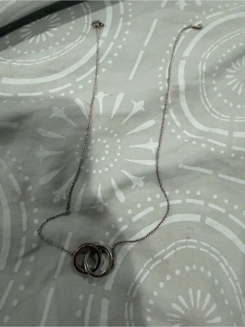 Tiffany & Co. Interlocking Silver-tone Necklace - Silver - Picture 2 of 5